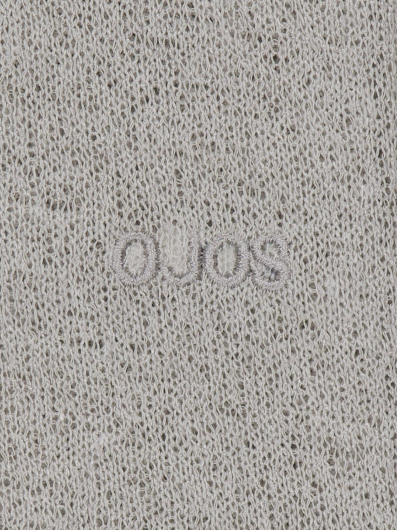 【OJOS】Raw Cut U-Neck Knit Top
