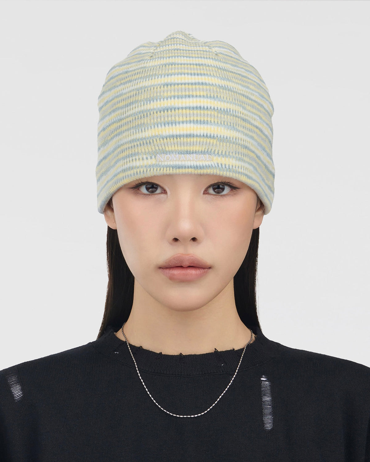 【NOMANUAL】NM MIXED BEANIE