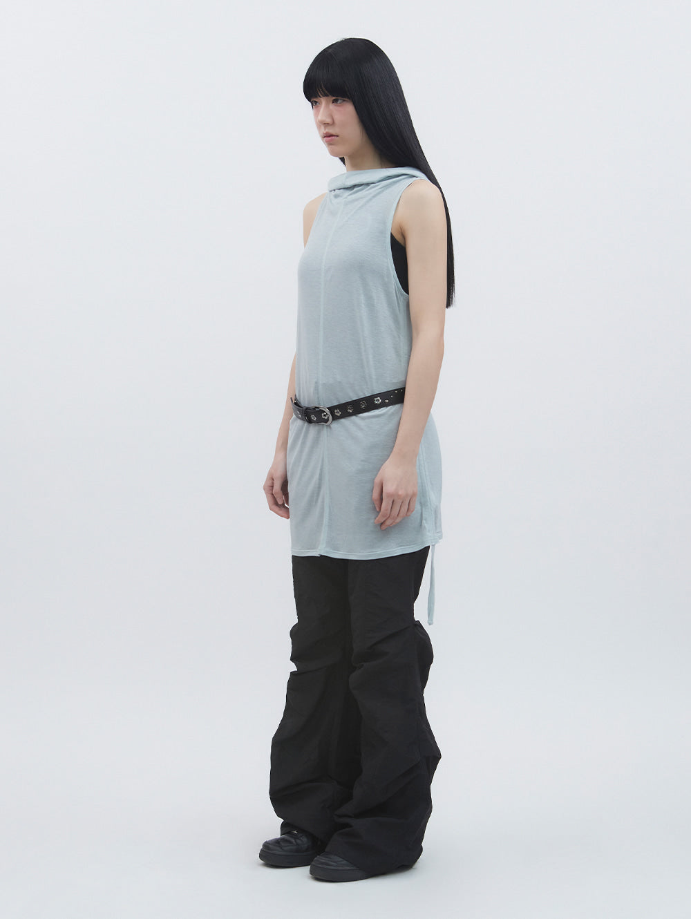 6/8 21:00発売【TUOMIO】FLOWER EYELET BELT