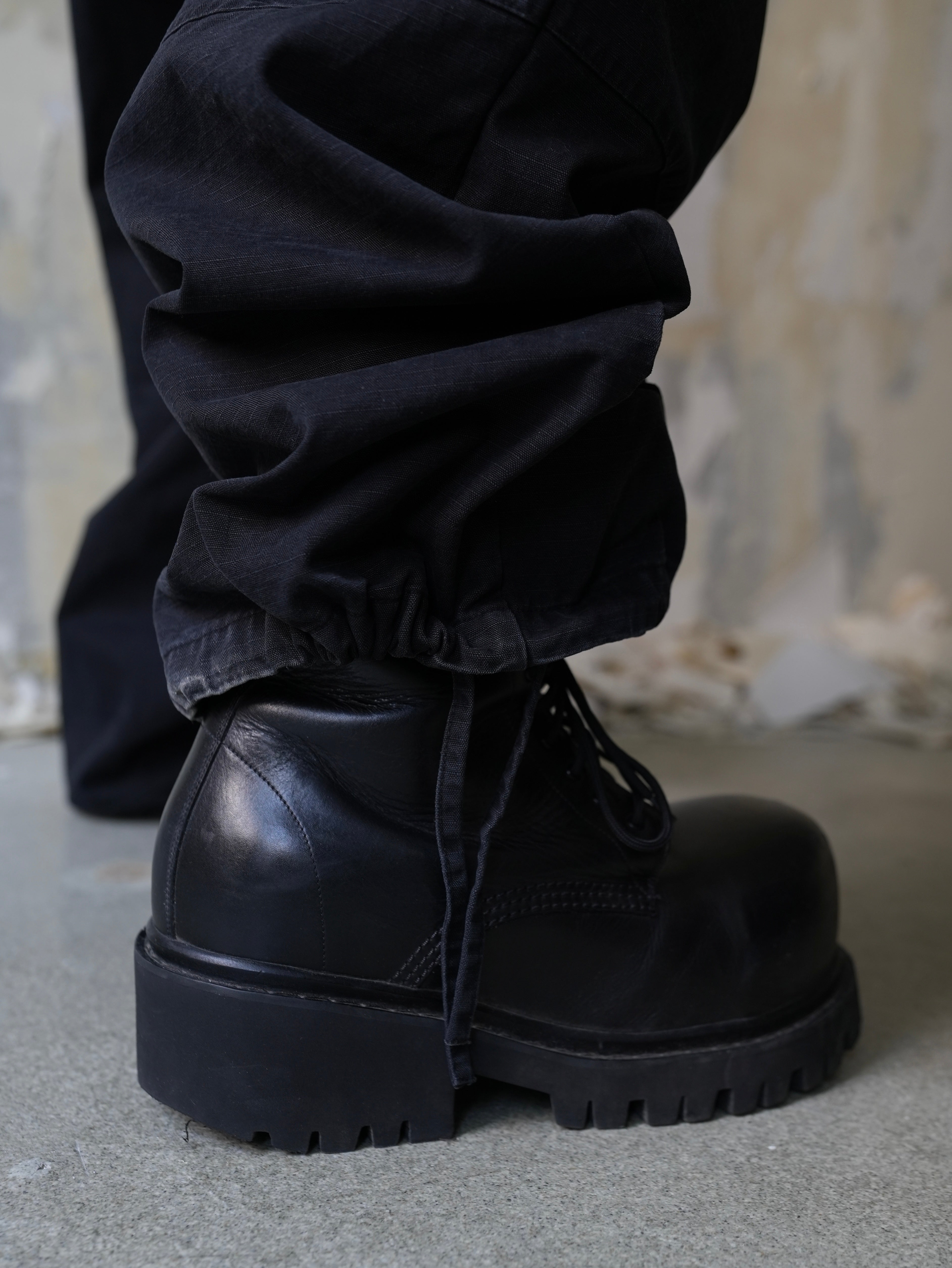 【Lee fi Ne】Ripstop Button Fly Trousers