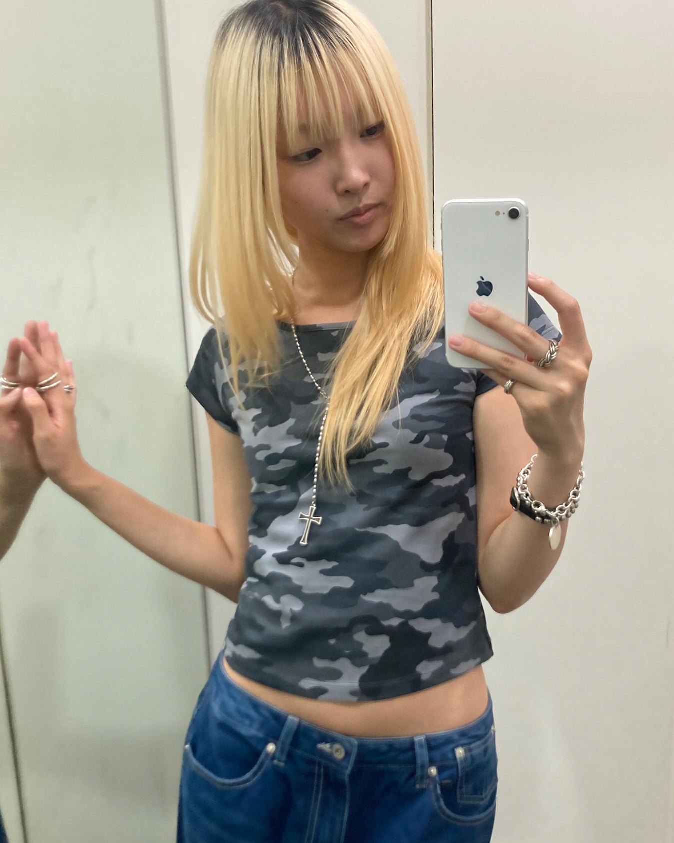 【runningHIGH】CAMOUFLAGE H/S TEE
