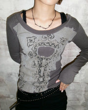 受注制【OaKS】fairy grunge long sleeve (3color)