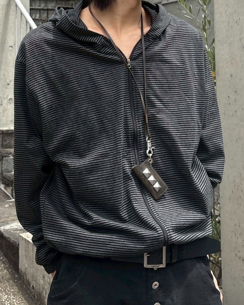 受注制【nmtc+】border zip up hoodie