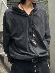 受注制【nmtc+】border zip up hoodie