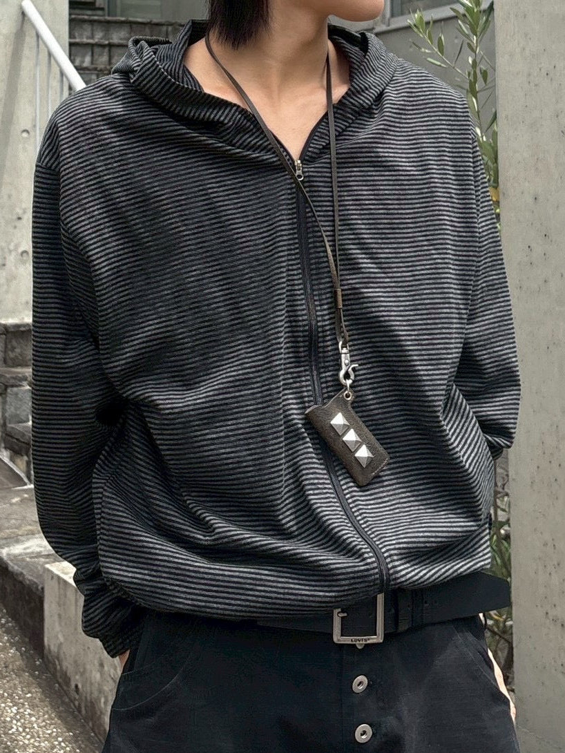 受注制【nmtc+】border zip up hoodie