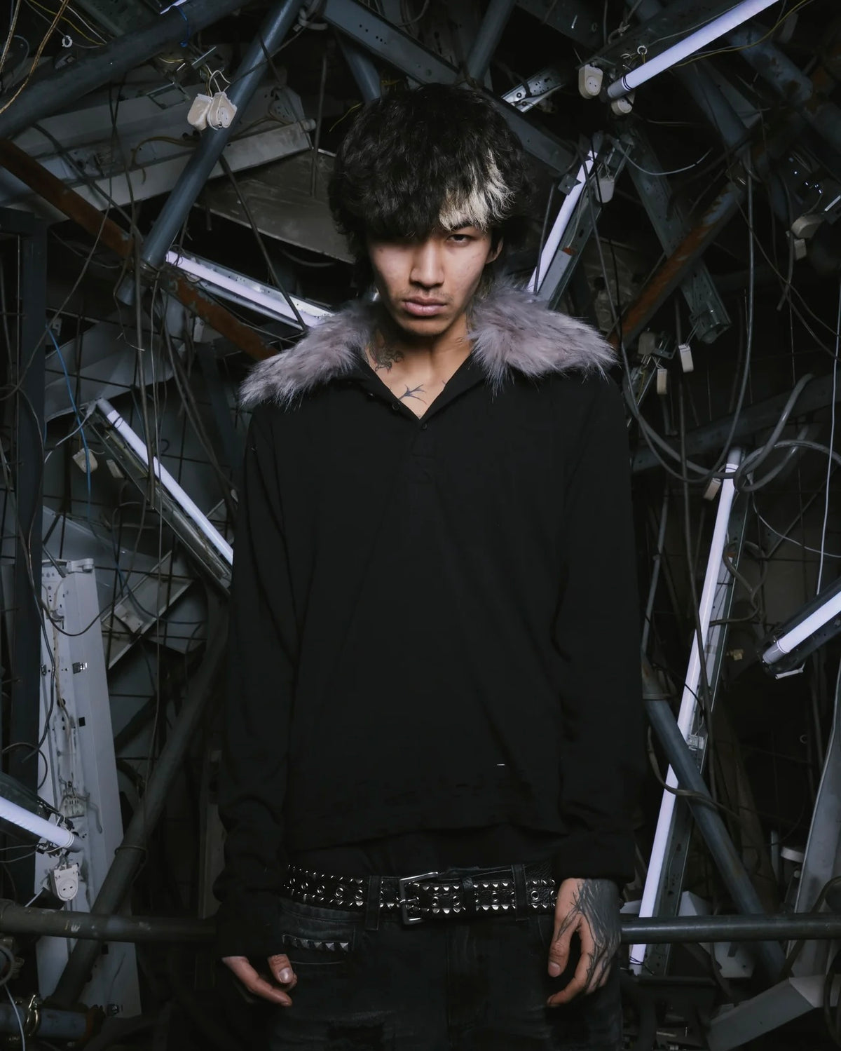 【TYPE SHADE】3WAY TYPE FAUX NIT POLO SHIRT