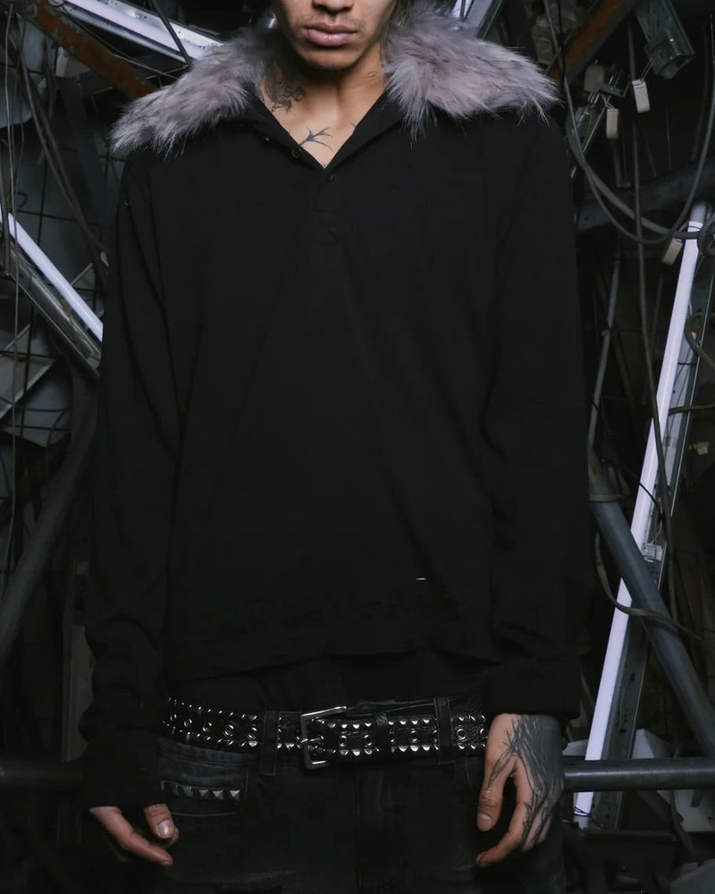 【TYPE SHADE】3WAY TYPE FAUX NIT POLO SHIRT