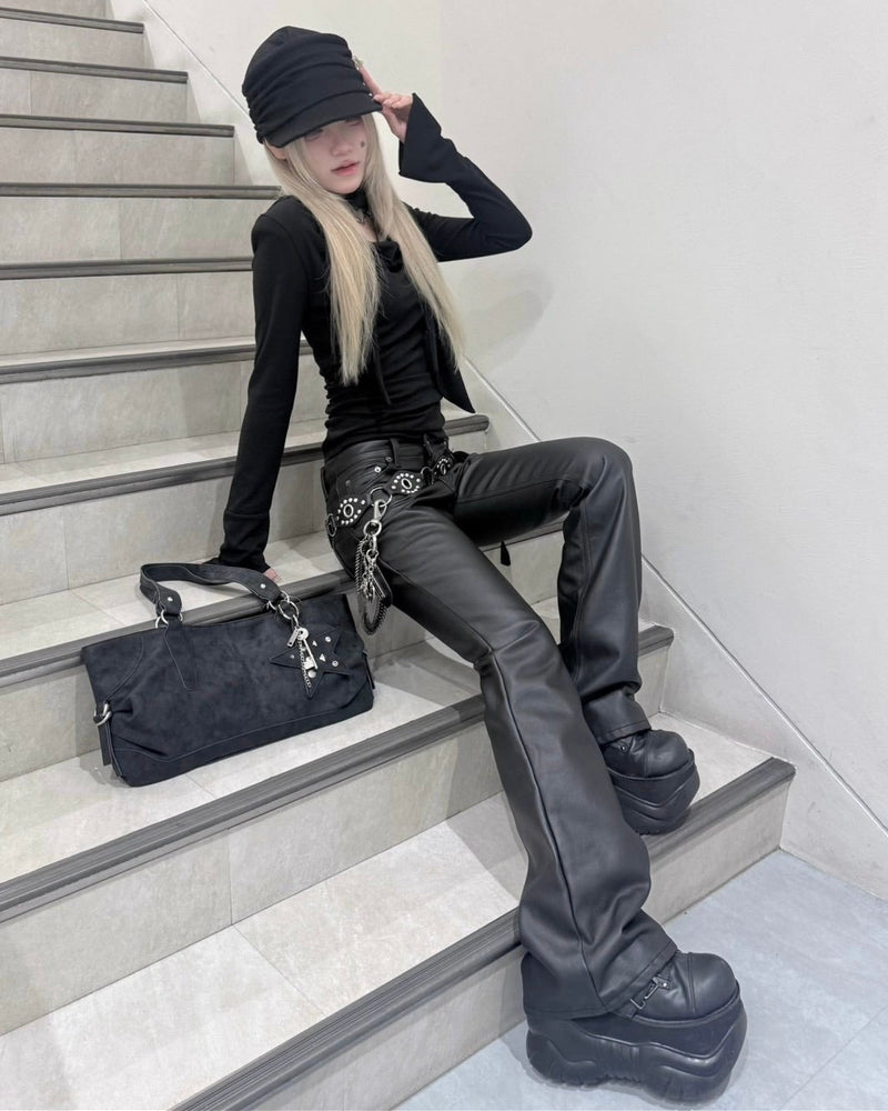 受注制【nmtc+】Glossy Flare Denim