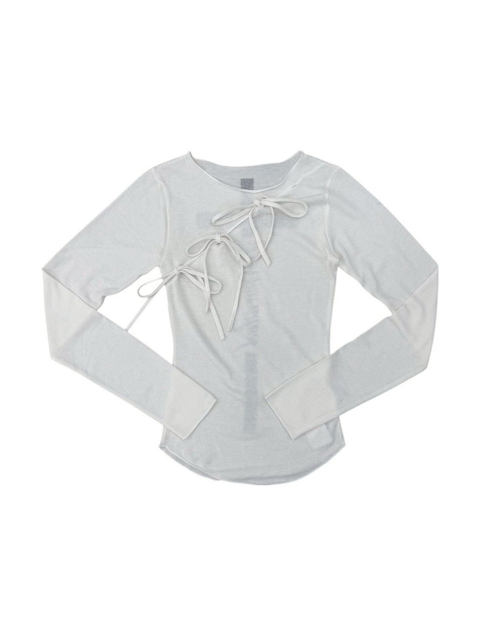 受注制【nmtc+】back logo cross long sleeve (2color)