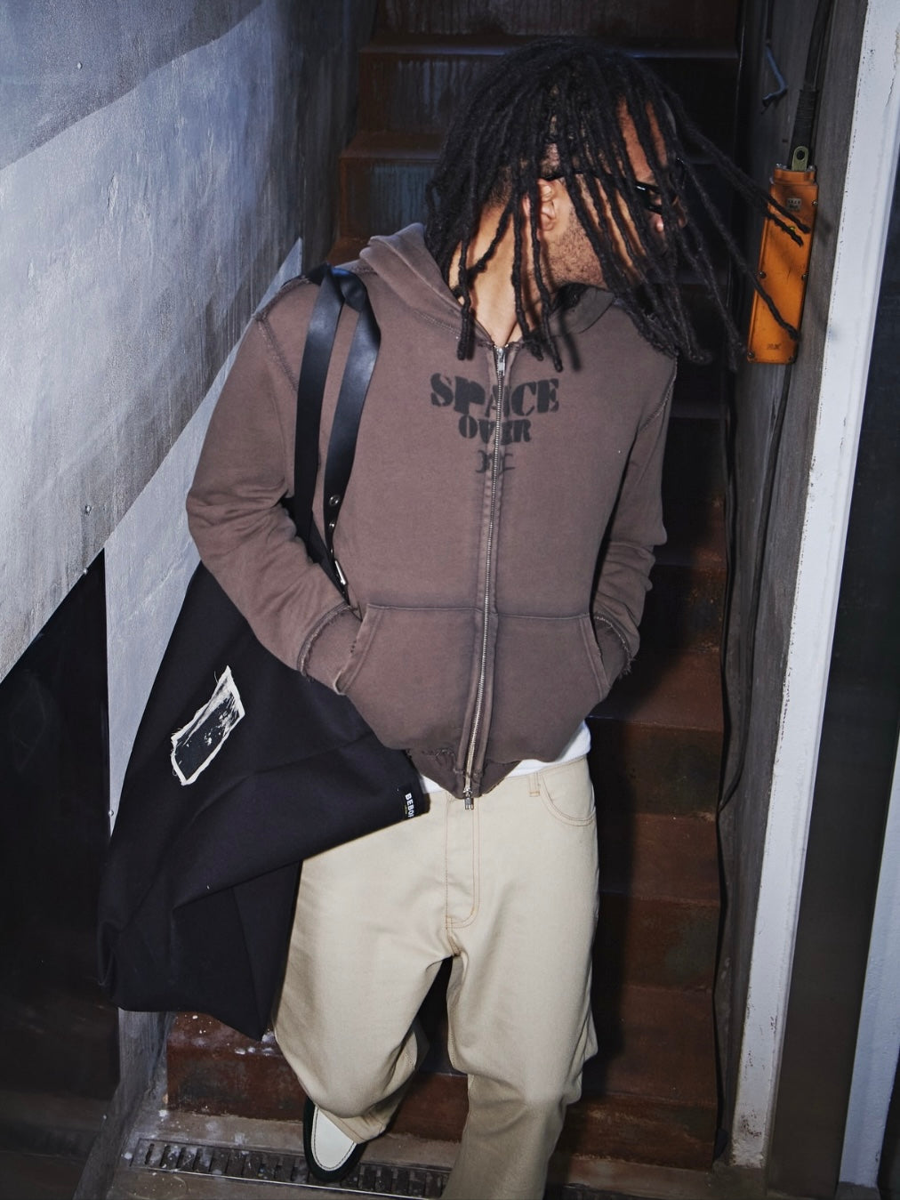 【BEBOF】Vintage Hood Zip-up