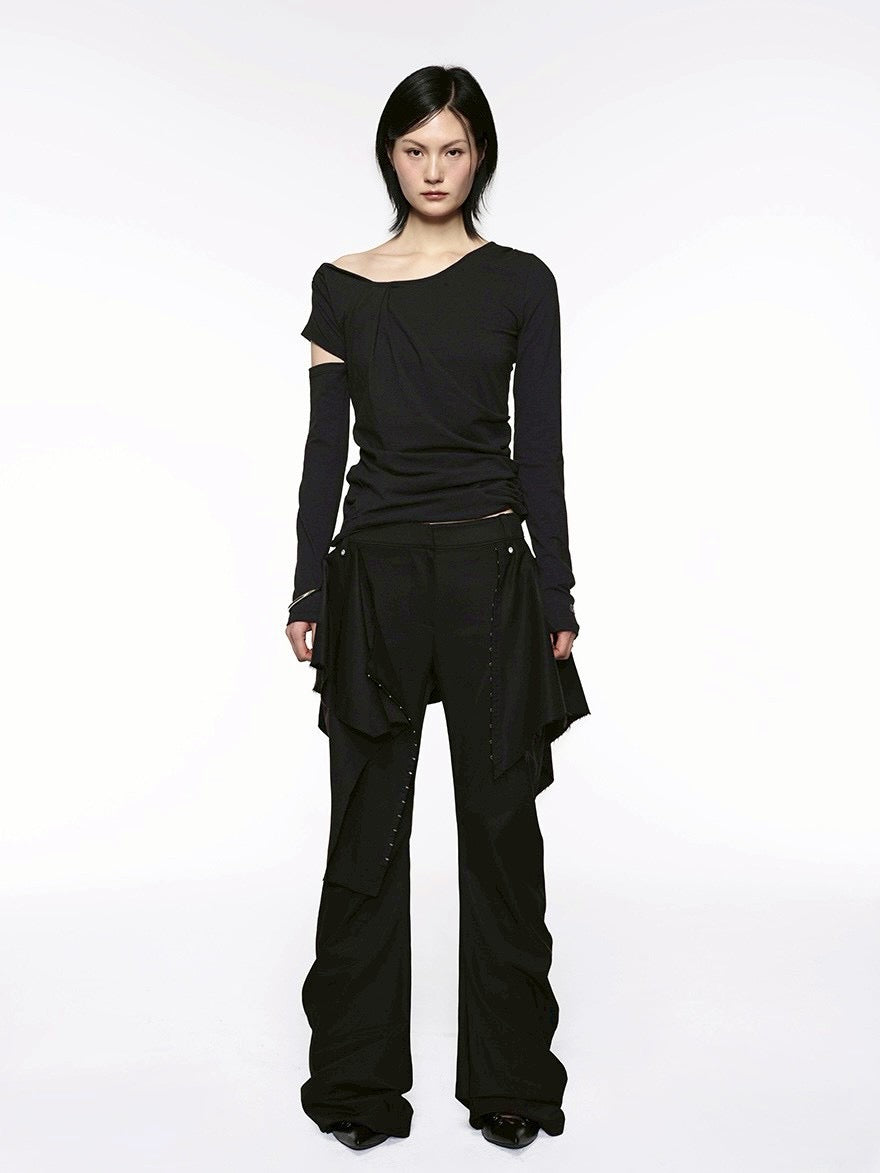【ROCK CAKE】Bootcut Hook Skirt Pants