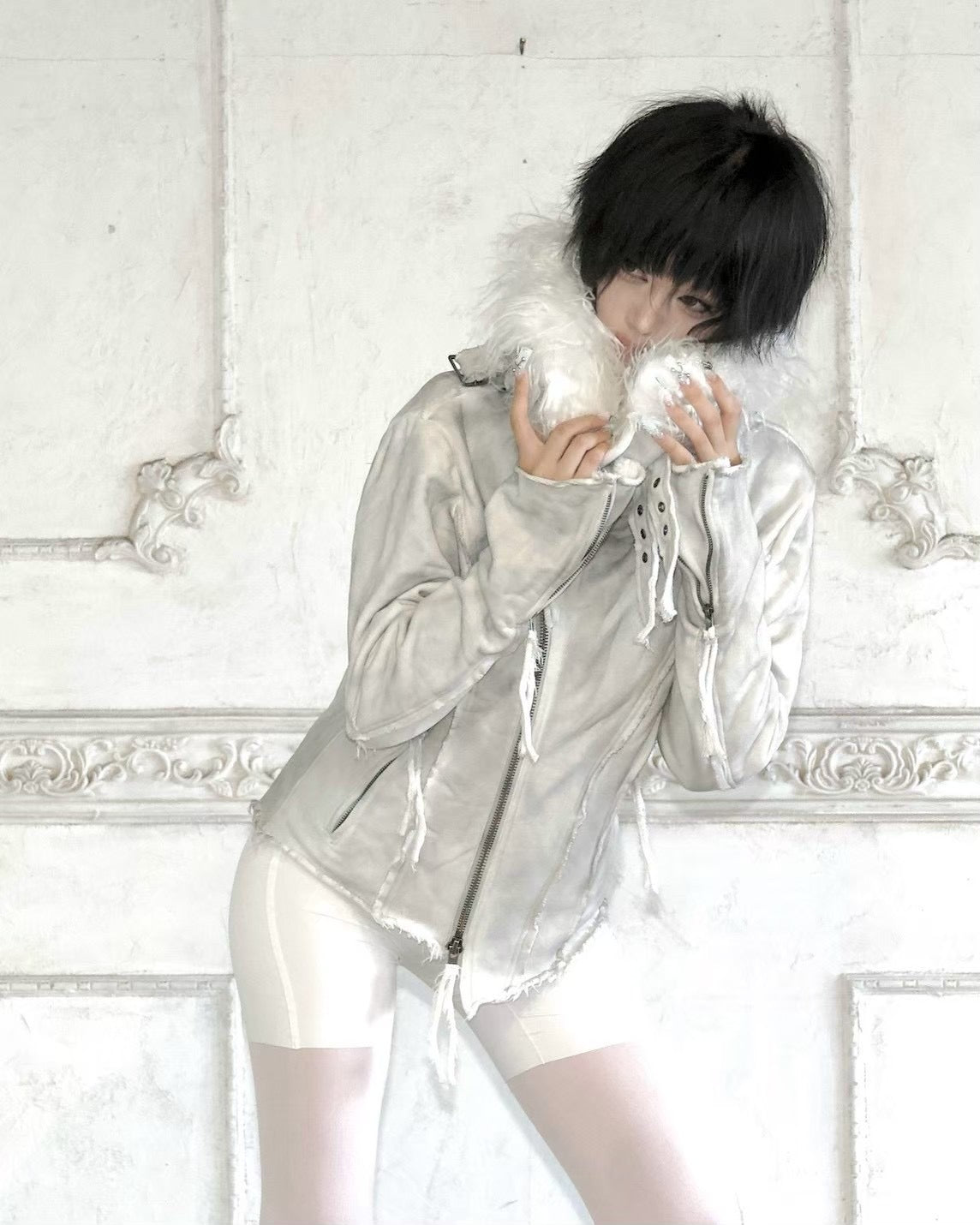 【YIKAI LABORATORY】INNER RADIANCE FUR JACKET