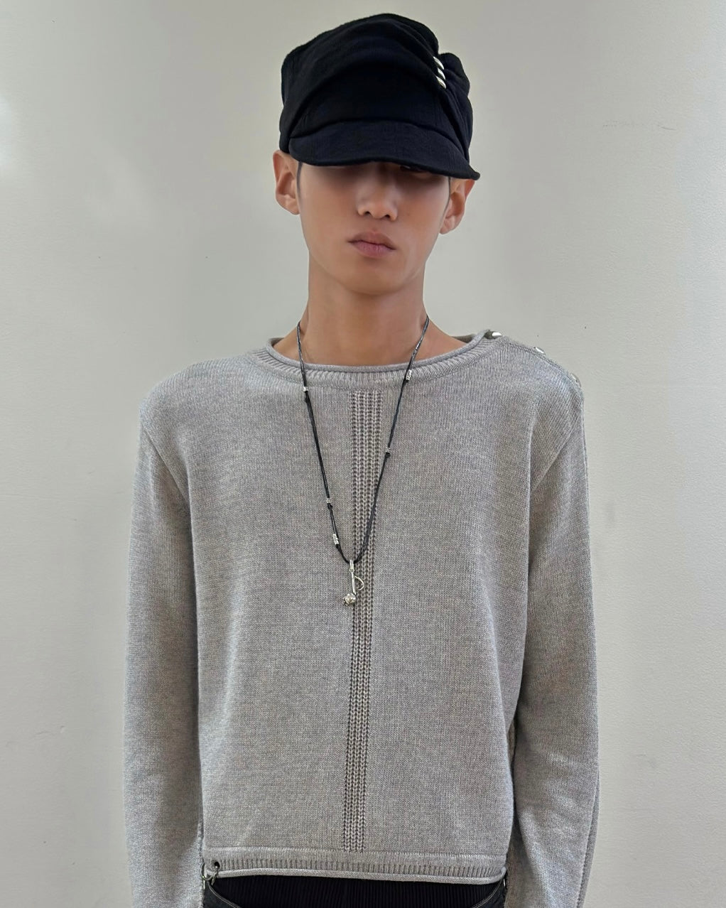 【LECYTO】Studded Strap Cap