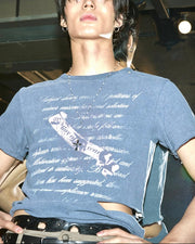 【LECYTO】Pigment Rupture T-Shirt