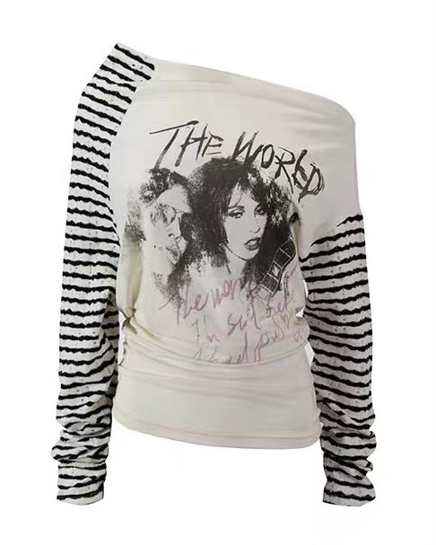 【Cest Nous】Band Graffiti T-shirt
