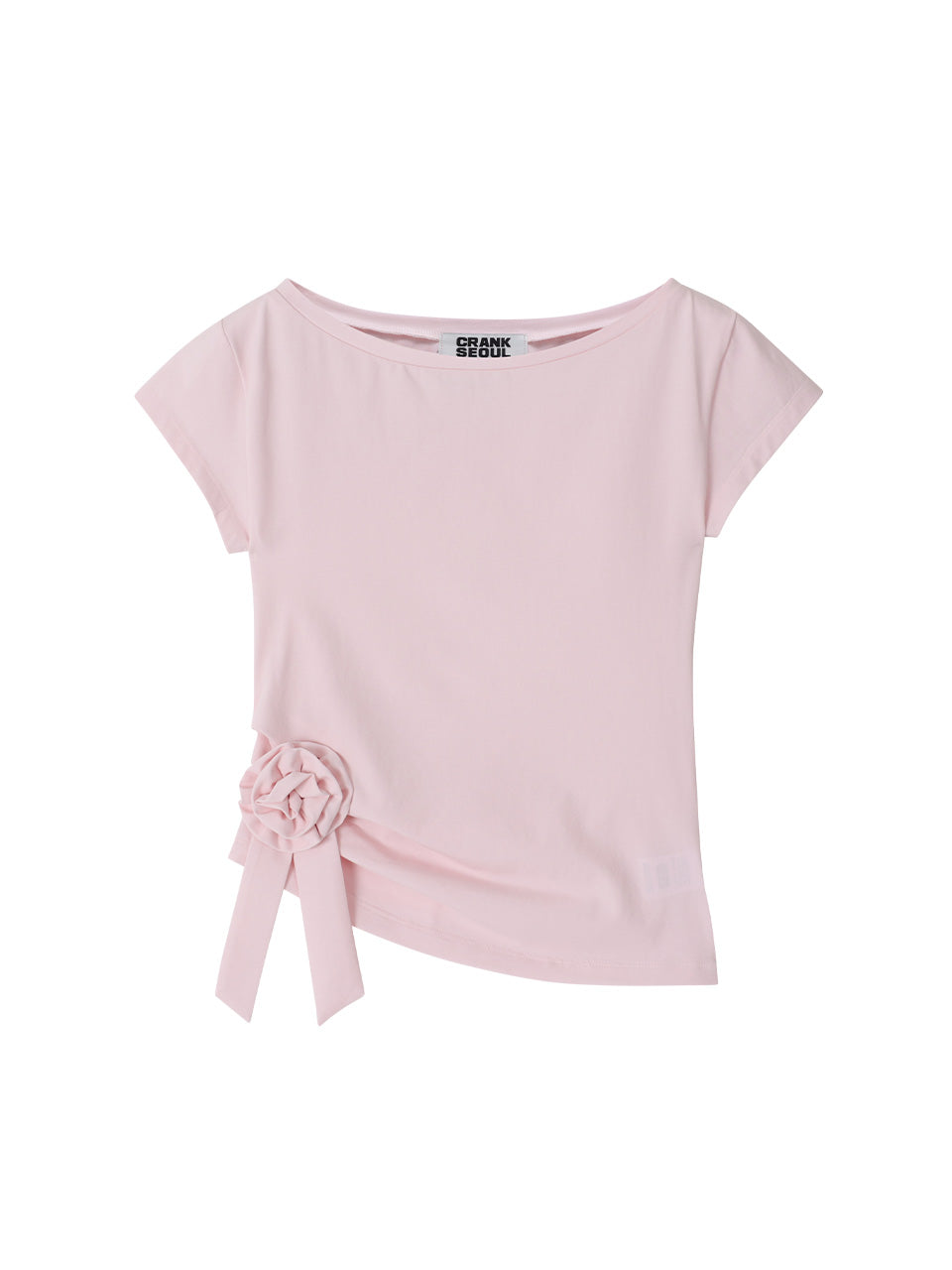 【CRANK】ROSETTE SHIRRING TOP
