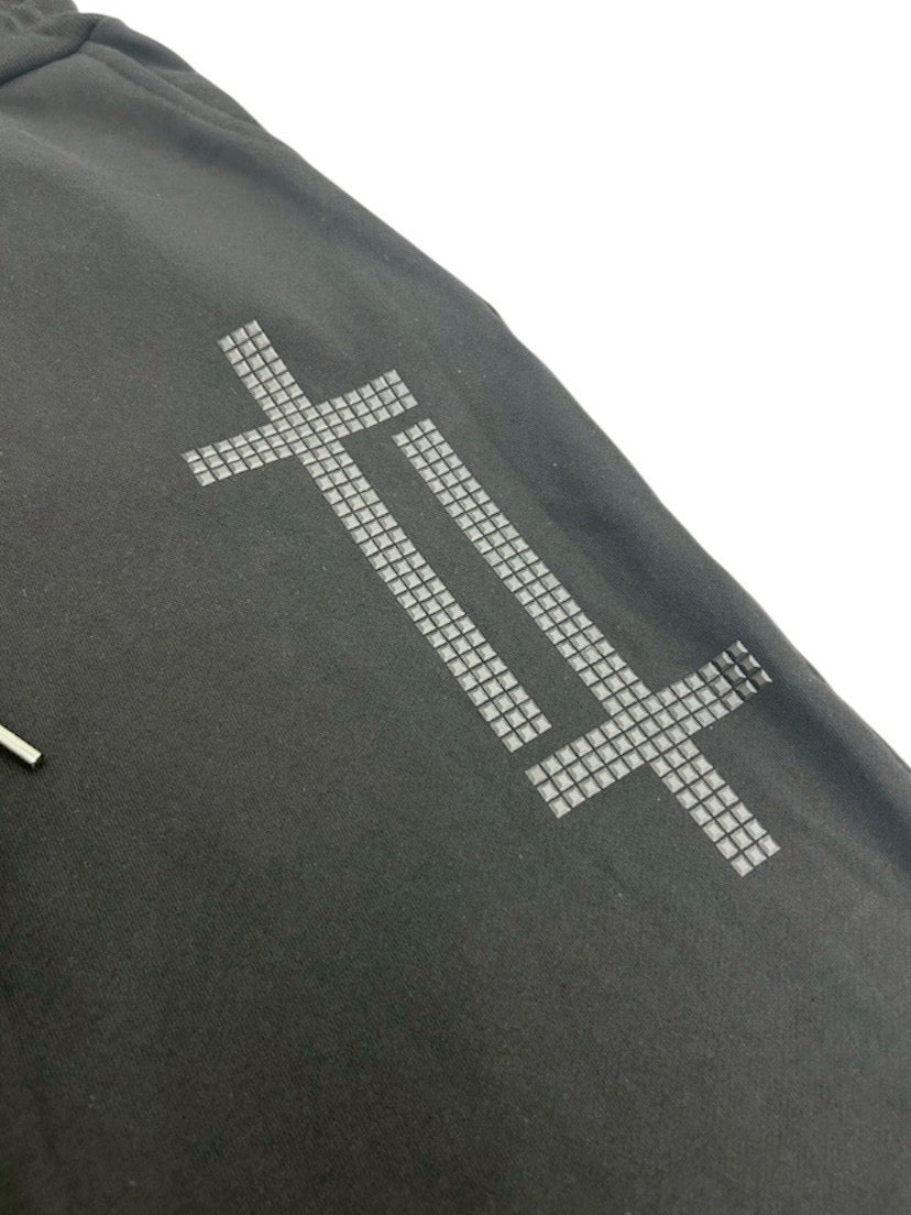 受注制【nmtc+】cross studs sweat pants (2color)