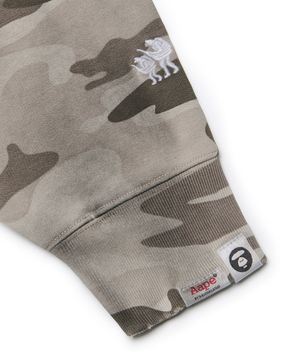 【NOMANUAL】AAPE X NMNL DOUBLE HOODED ZIP-UP(SAND CAMO)