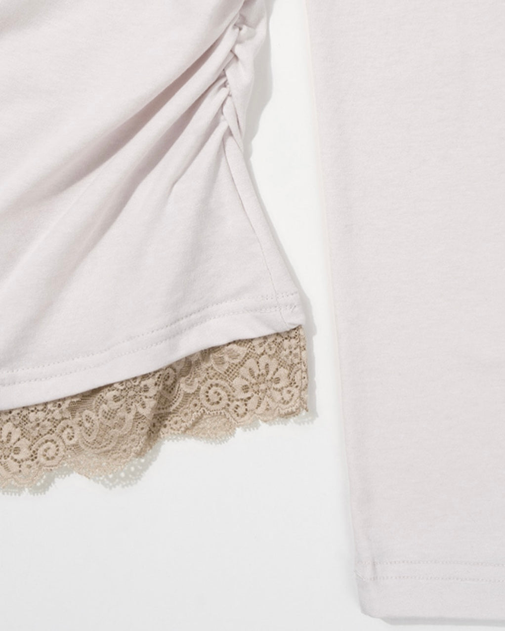 【FANCY CLUB】LACE LAYERED LONG SLEEVE