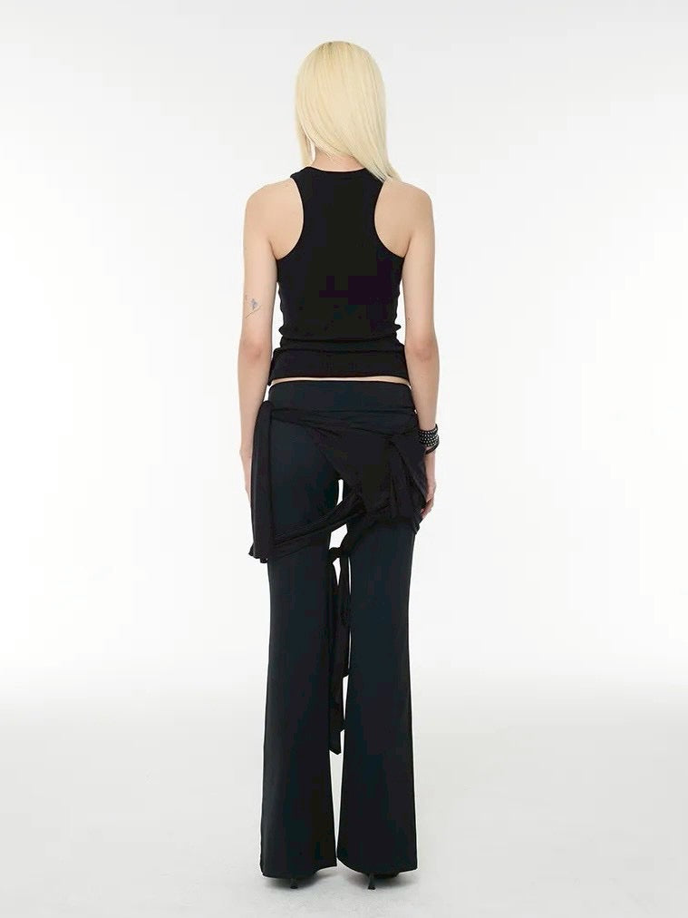 【ROCK CAKE】Side Button Sleeveless