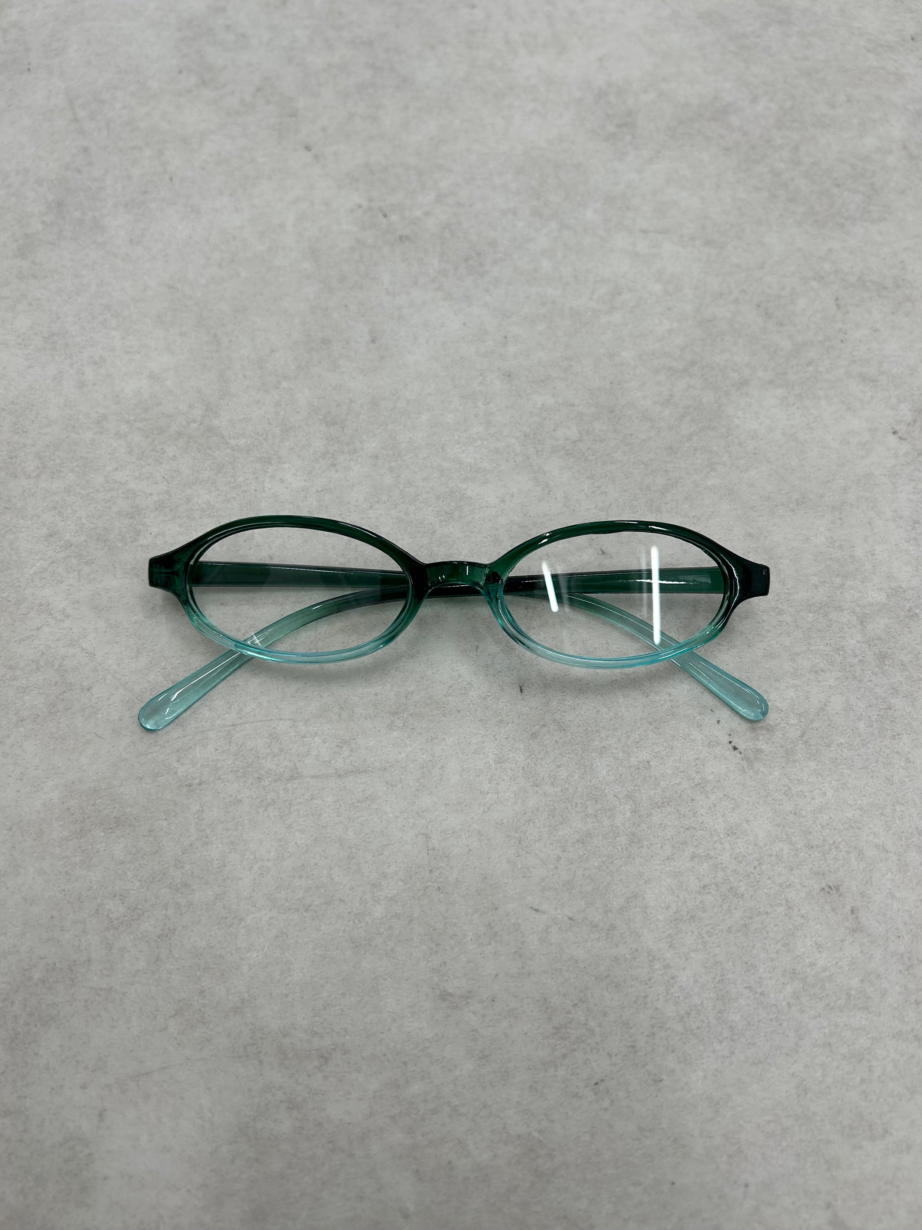 5/29 20:00発売 国際配送【Nerd out XU】color oval retro glasses (3color)