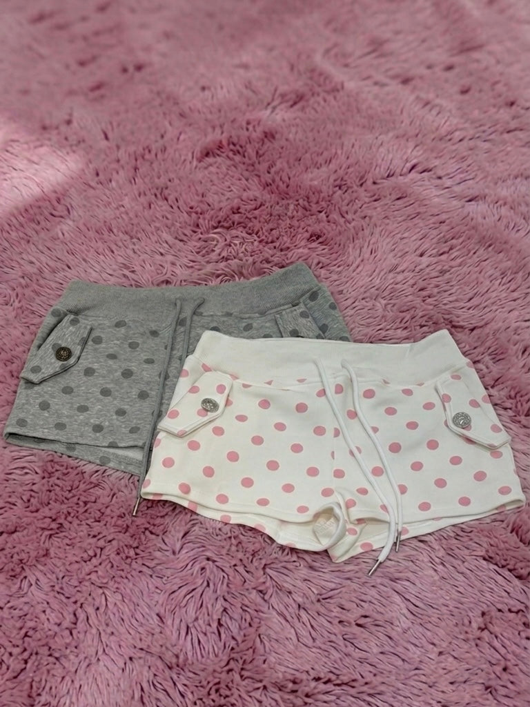 国際配送【Never mind the XU】dot sweat shorts (2color)