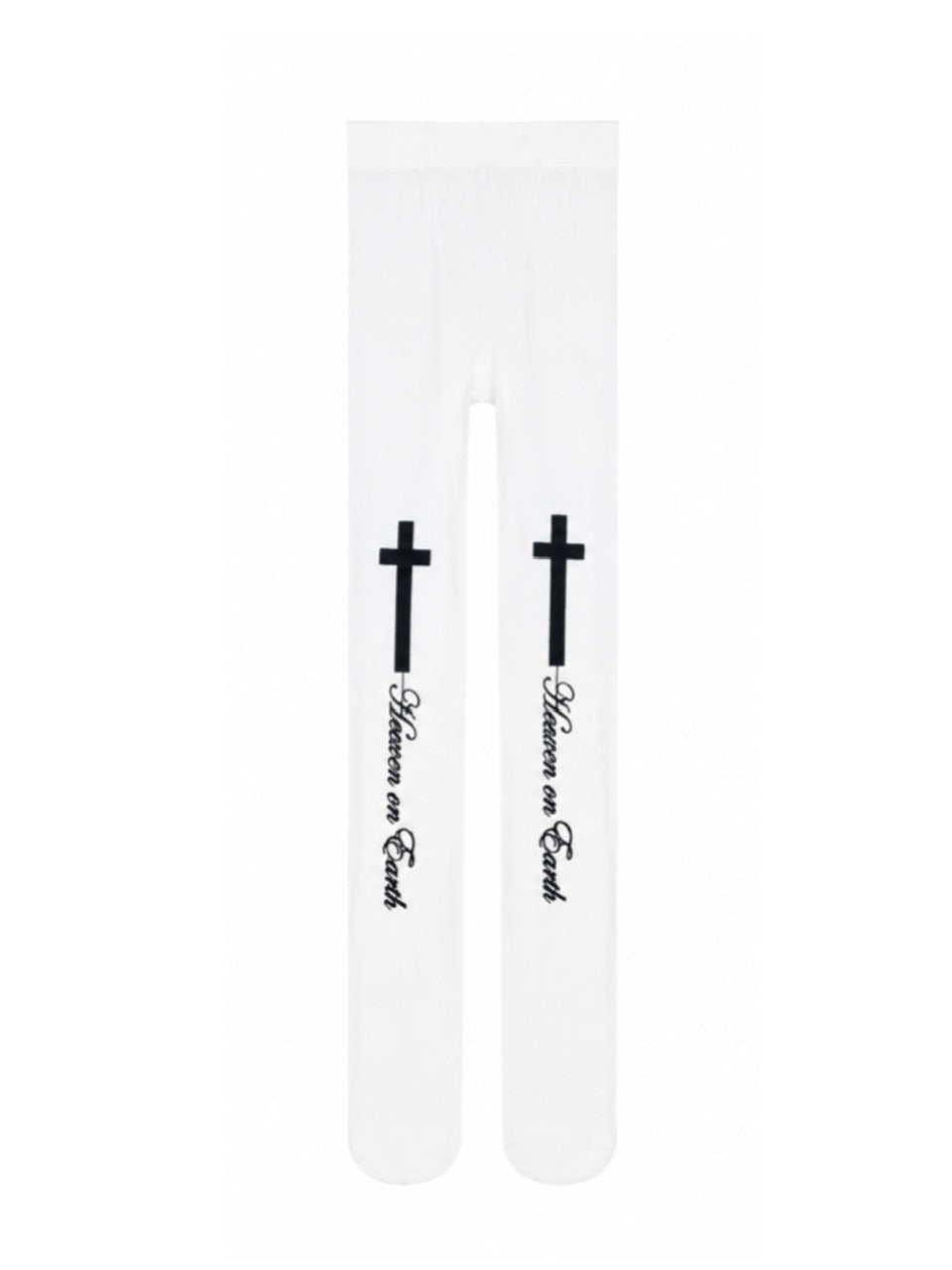 国際配送【Never mind the XU】Cross lettering tights