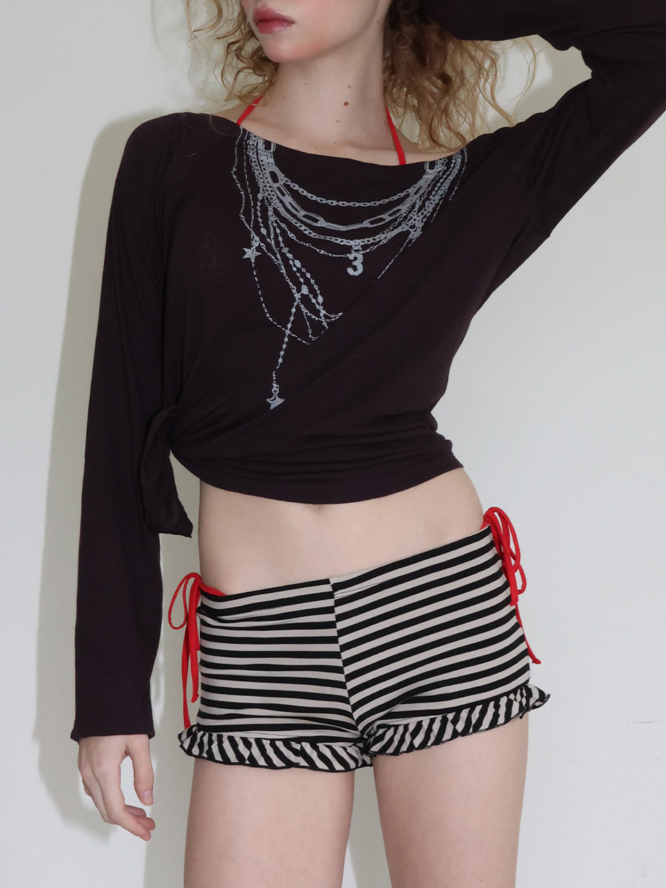 【CRANK】FRILL MICRO SHORTS