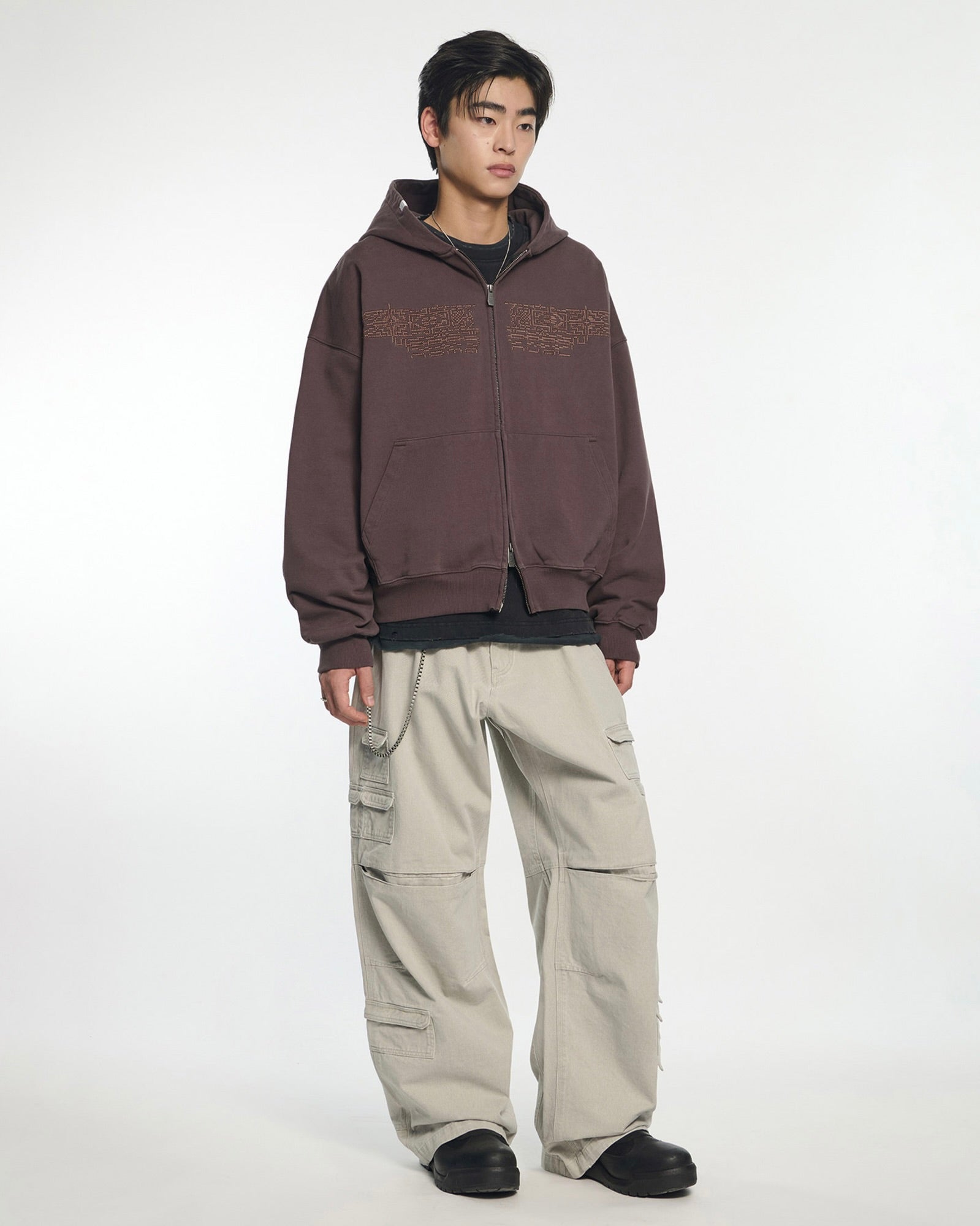 【NOMANUAL】D.P HOODED ZIP-UP