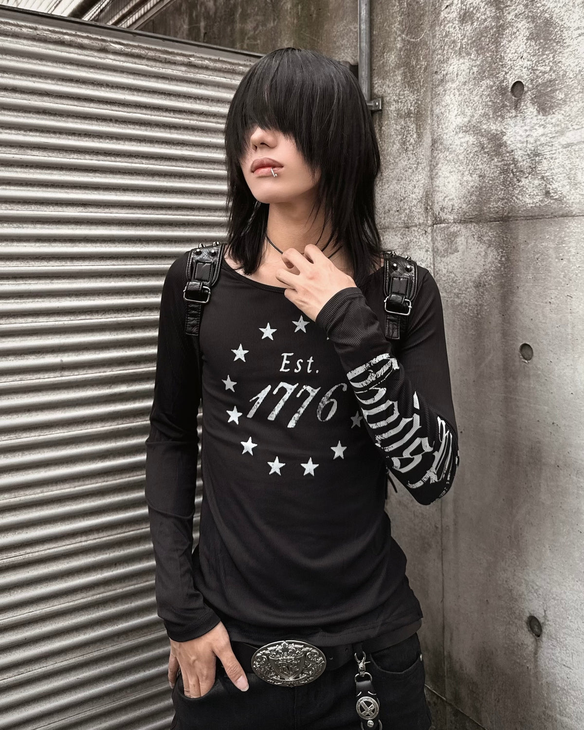 国際配送【Never mind the XU】Est. 1776 Cross Long Sleeve