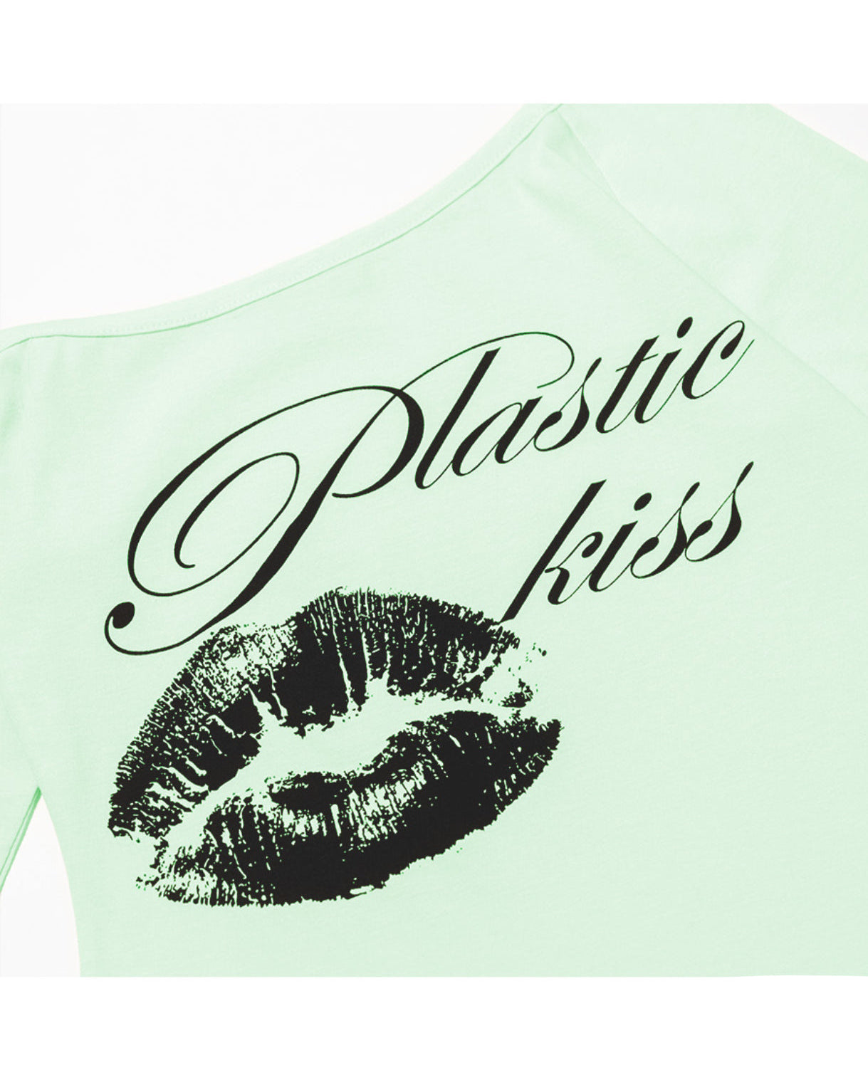 【FANCY CLUB】PLASTIC KISS ONE-SHOULDER TOP