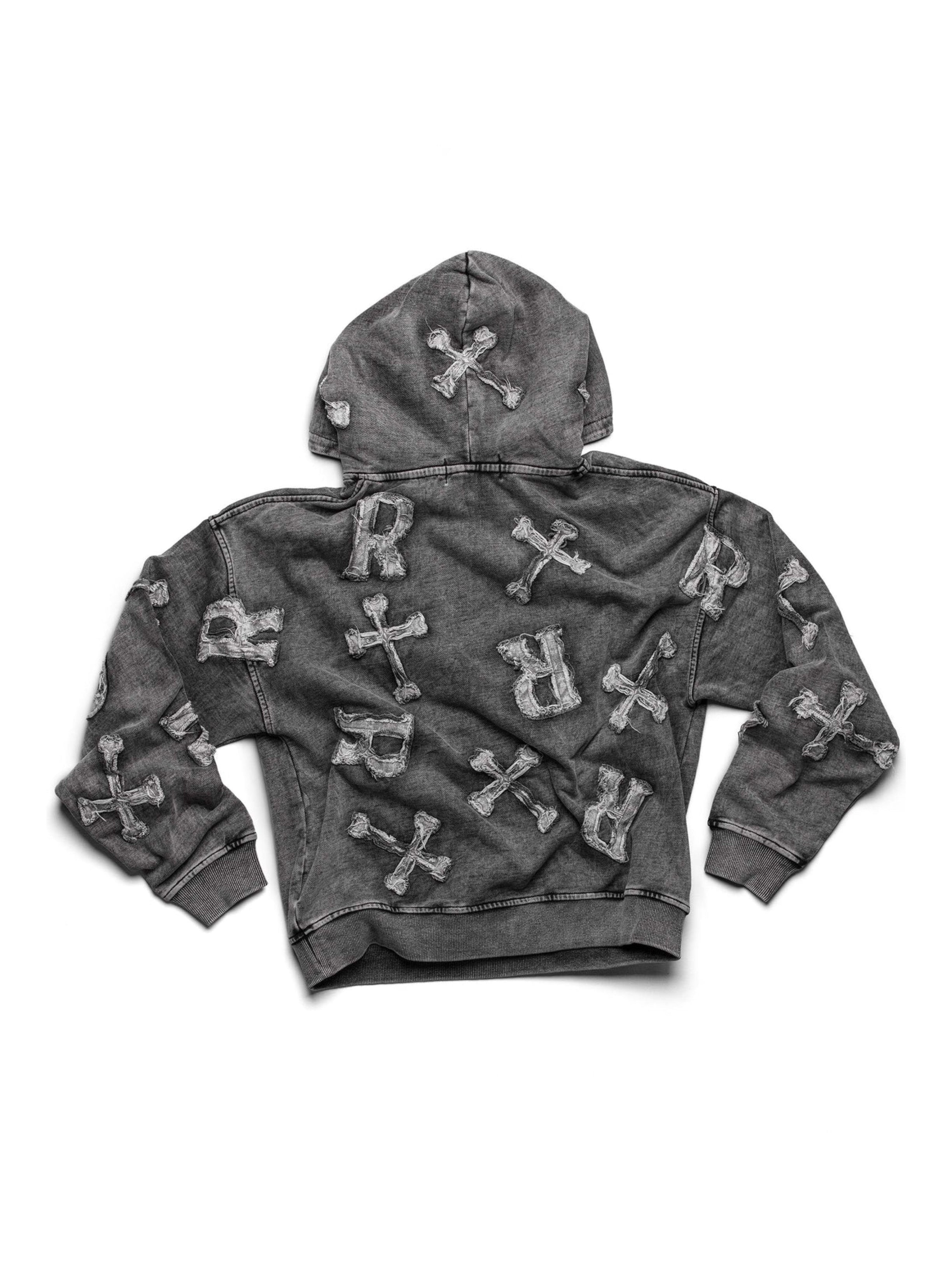 【RACER WORLDWIDE】Black Patch Hoodie