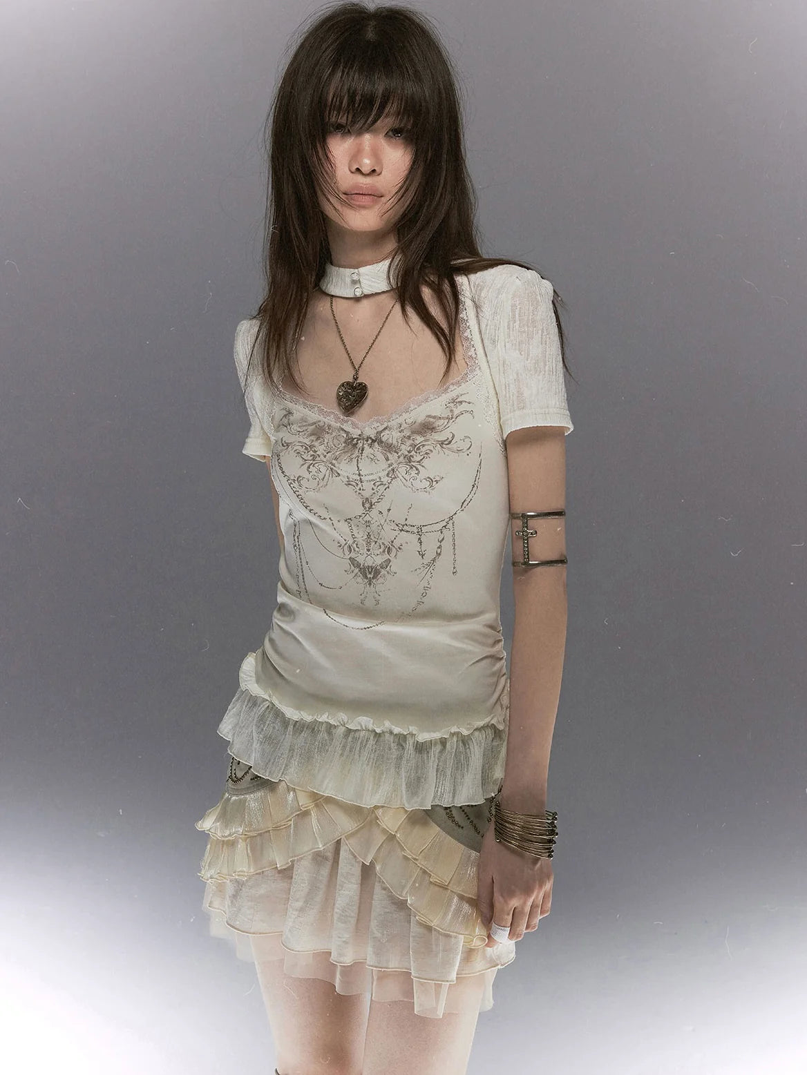 【Cest Nous】Butterfly bone top