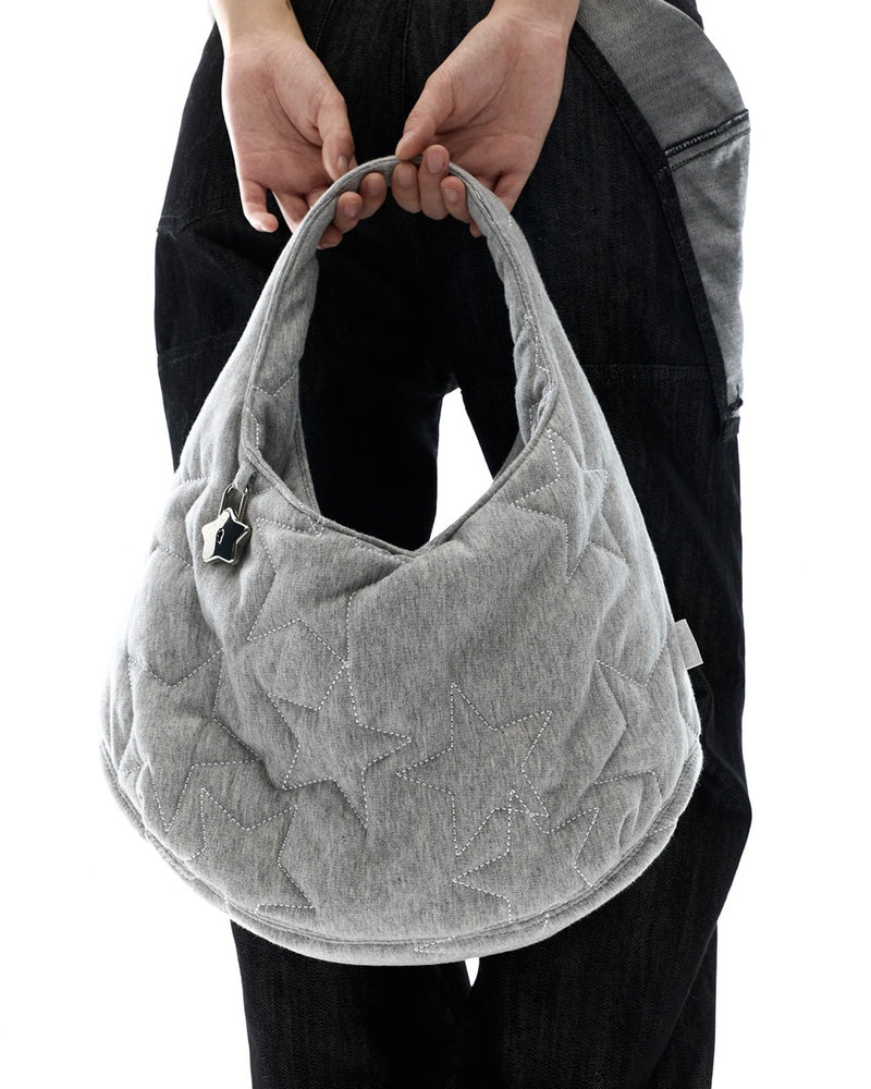 【OJOS】Starquilt padded Hobo Bag
