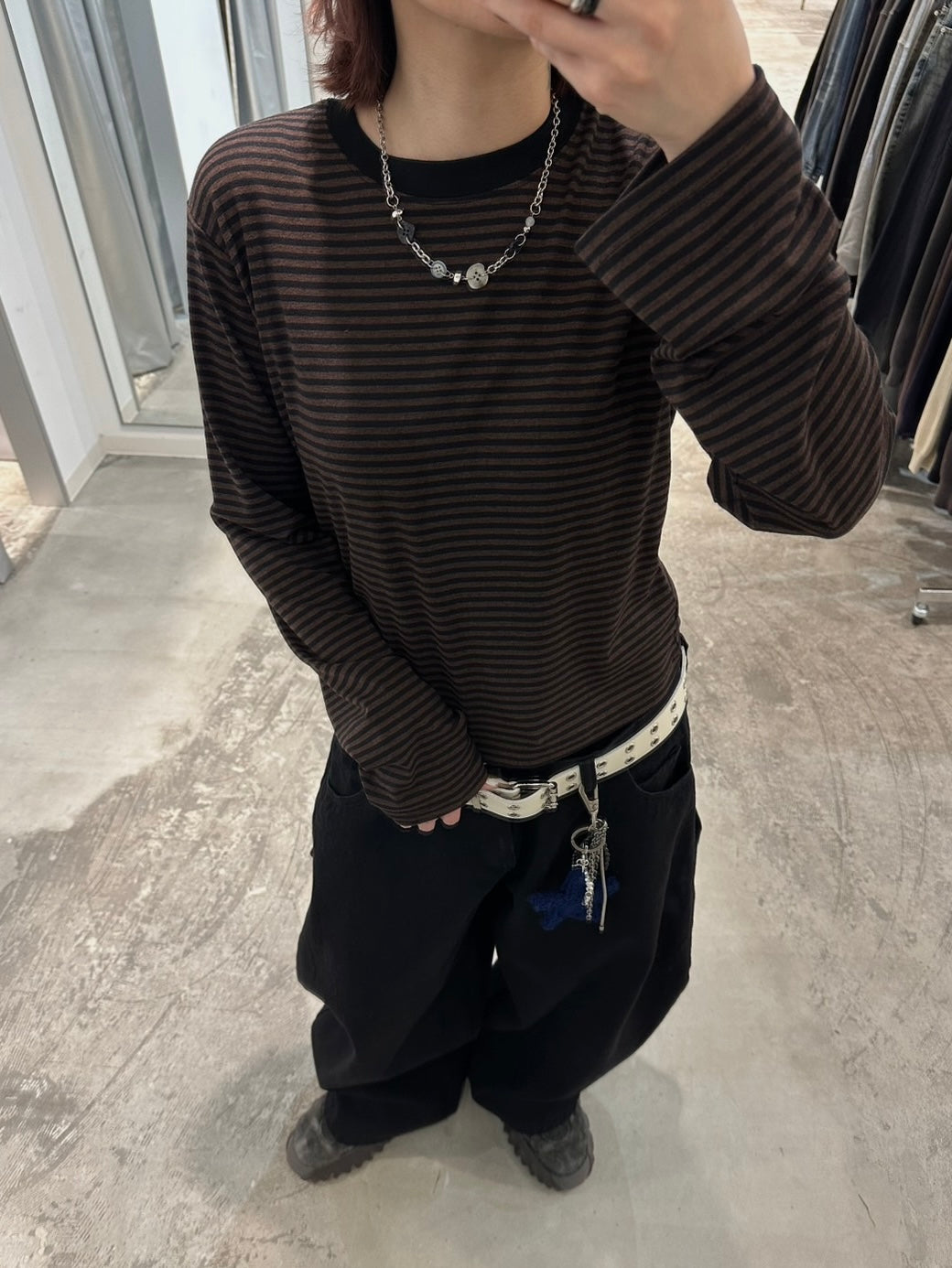 4/4 20:00発売【youll】basic border long sleeve tee (2color)