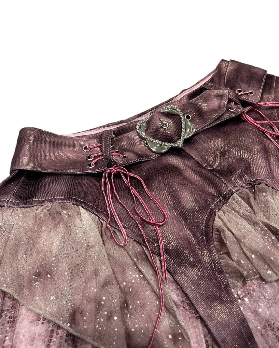 国際配送【BABY09】sequins garter belt skirt