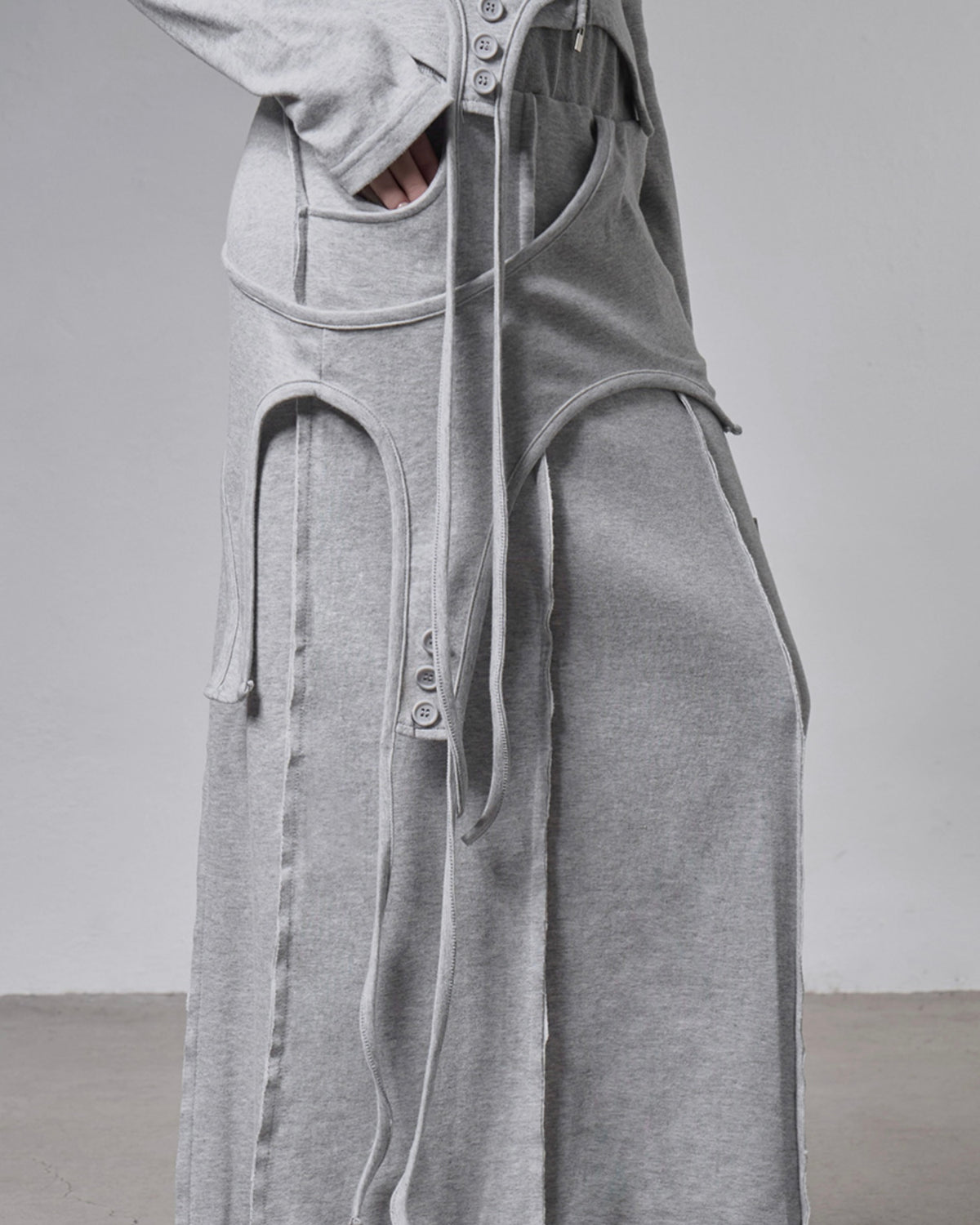 【FANCY CLUB】OVERLAY MAXI SKIRT