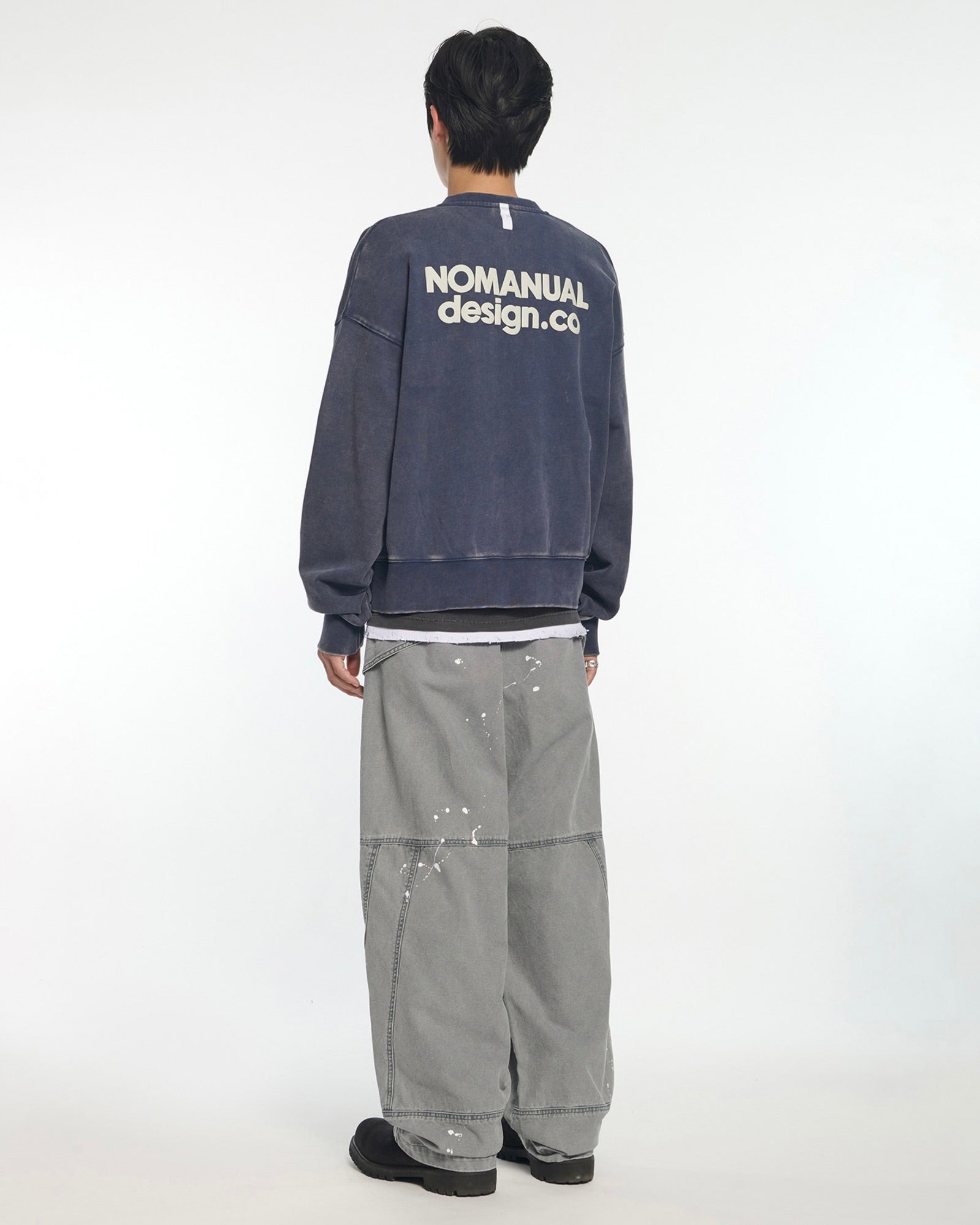 【NOMANUAL】PAINTED WORK PANTS