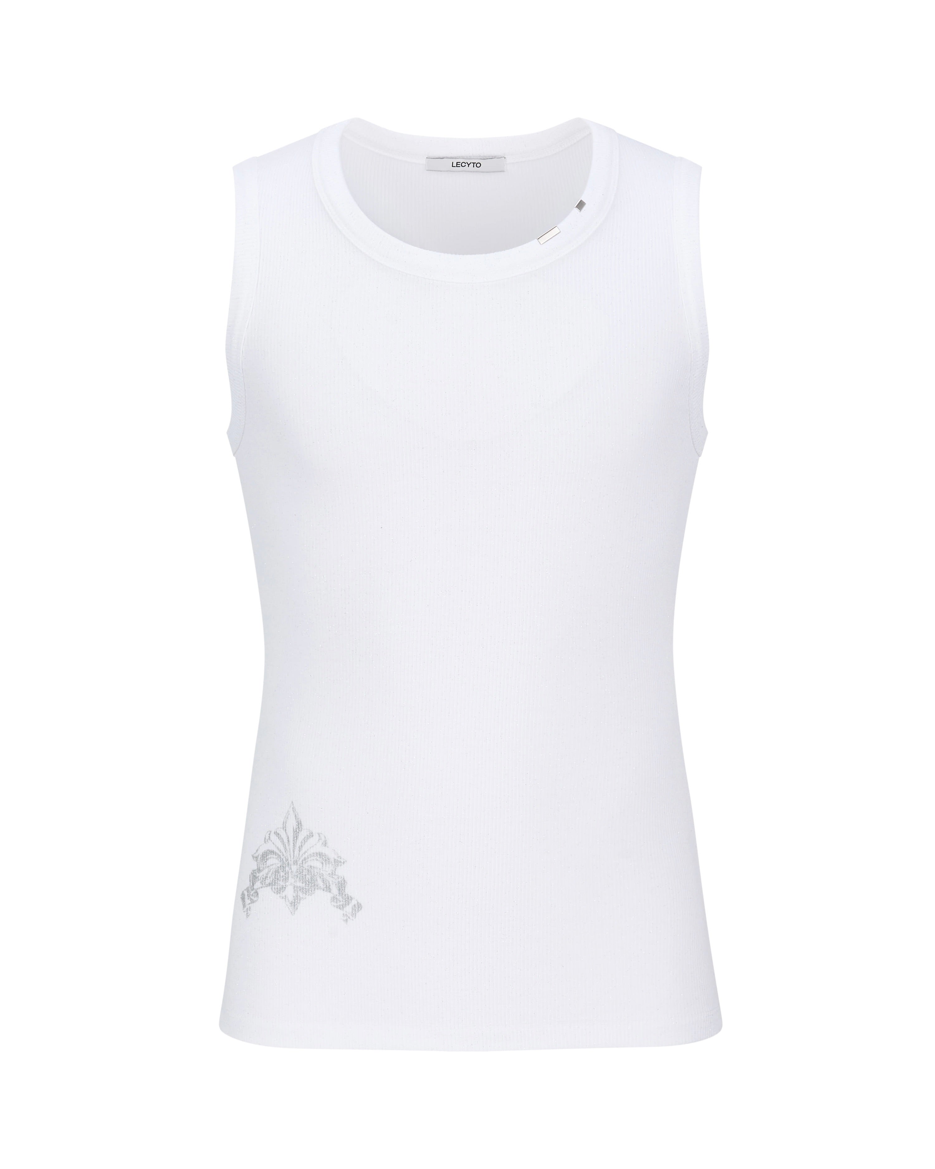 【LECYTO】Glitter Rib Sleeveless