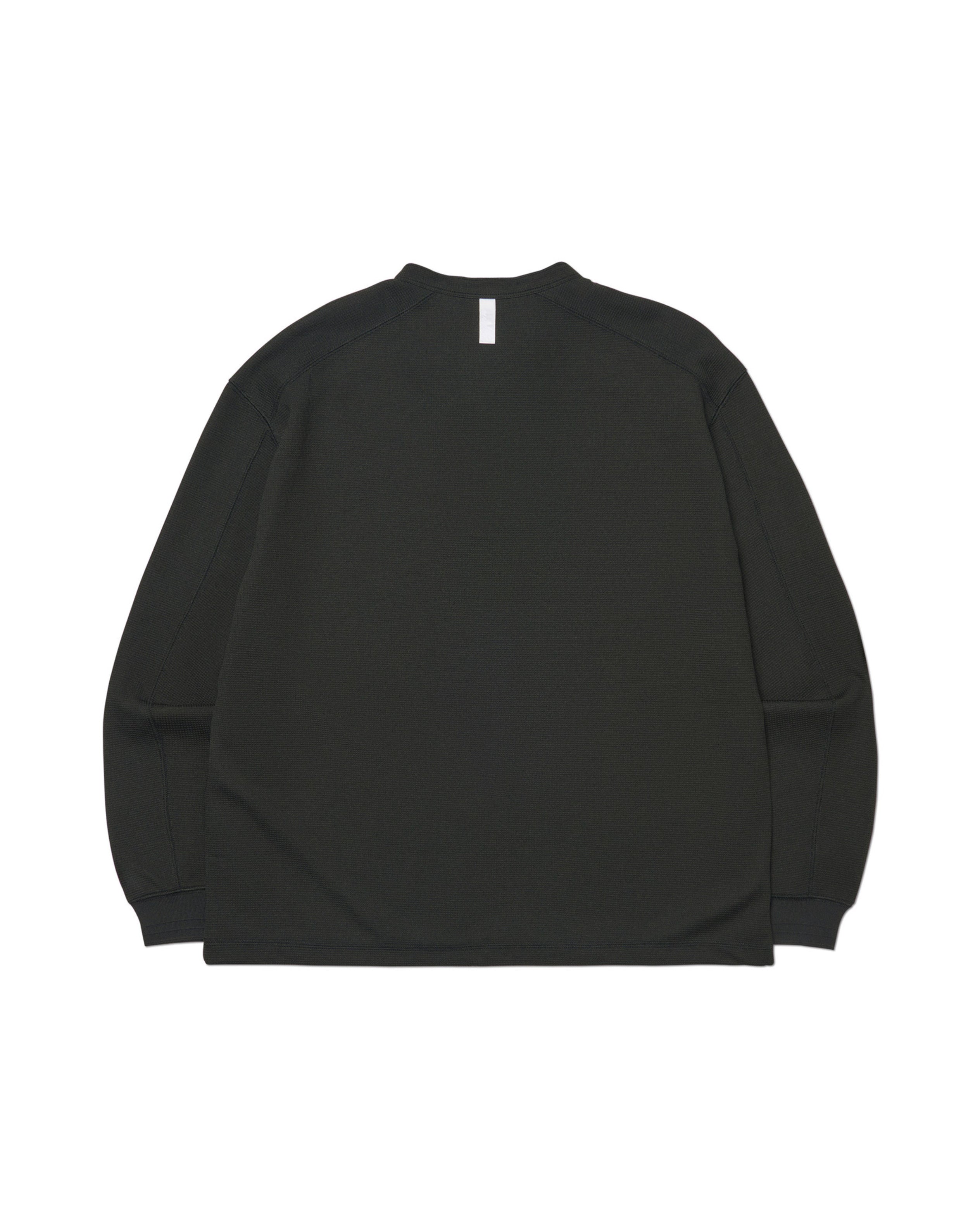 【NOMANUAL】NM HENLEY NECK WAFFLE LONG SLEEVE TEE