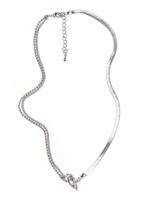 【ANOTHERYOUTH】mix chain necklace