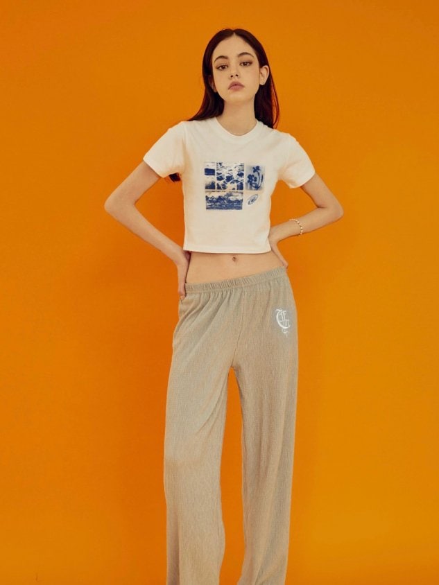 【FANCY CLUB】PETRICHOR CROP TEE