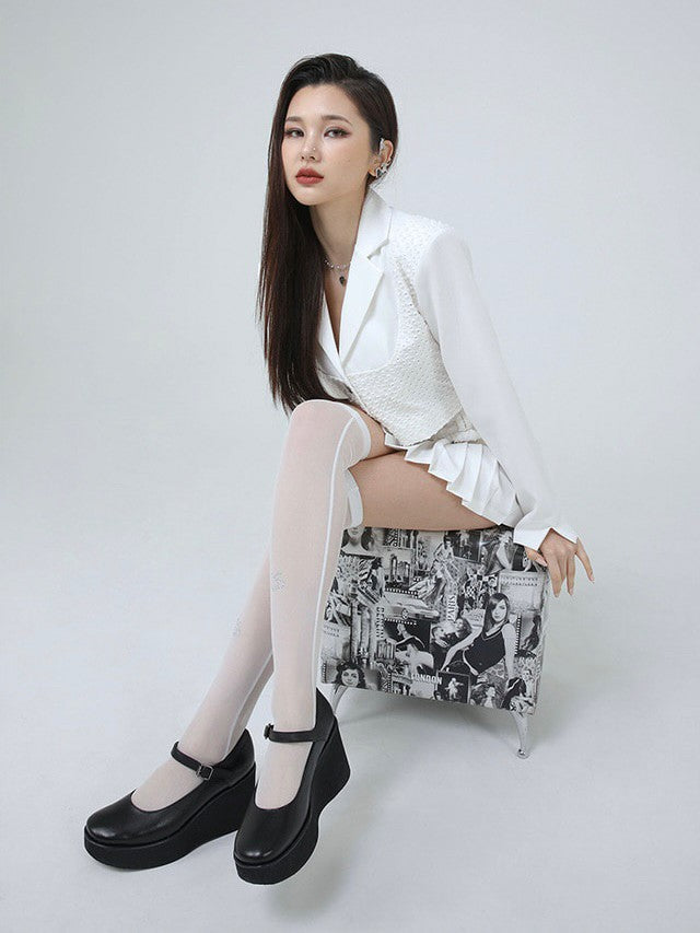 【ugly shadow】BIZ KNEE SOCKS