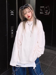 受注制【Never mind the XU】see-through knit (3color)