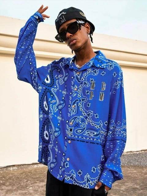 【MR. ENJOY DA MONEY】Paisley Shirt