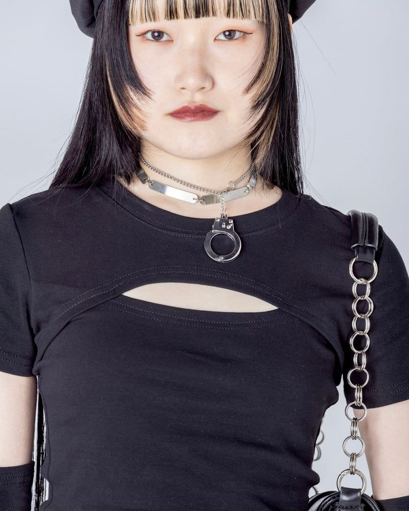 【LOVE KILLER CLUB】handcuffs design necklace
