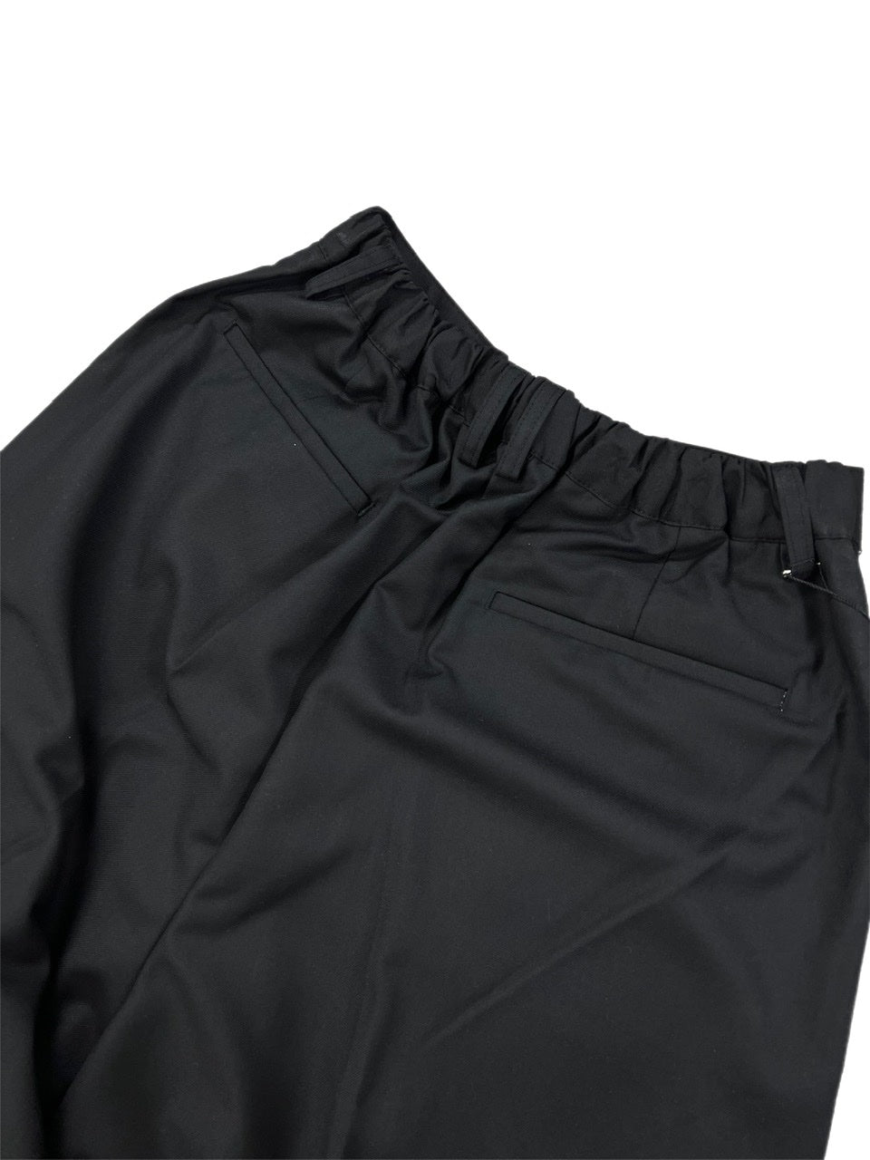 受注制【Chikashitsu +】wide tuck slacks (3color)