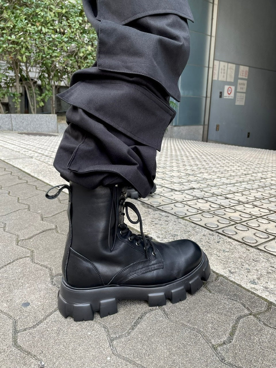 受注制【Chikashitsu +】design sole boots