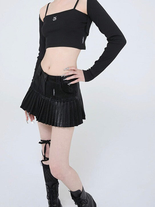 【Ugly shadow】DAILY CROP CARDIGAN