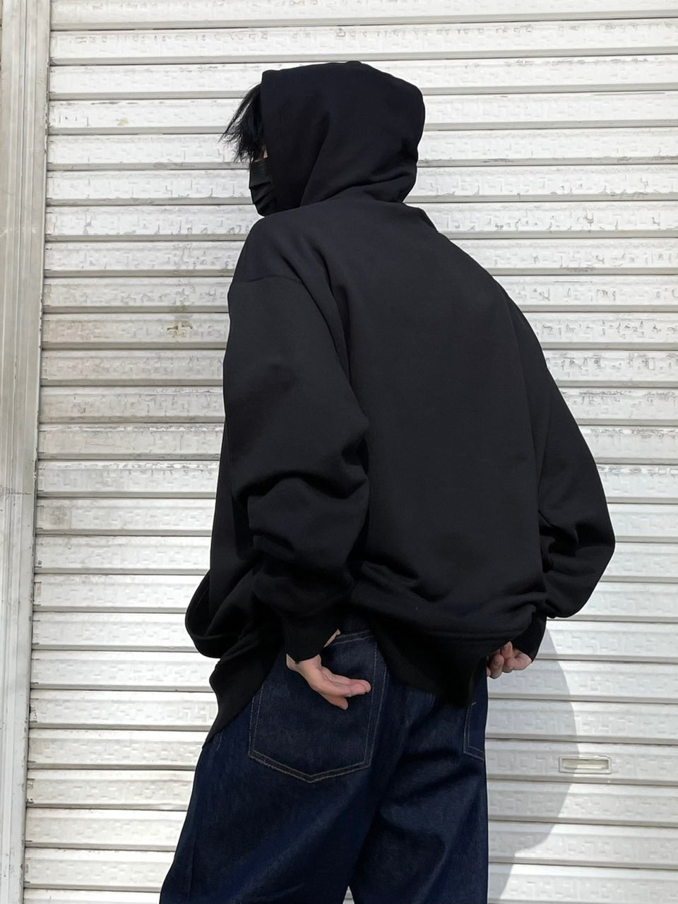 受注制【Chikashitsu +】oversized hoodie (2color)